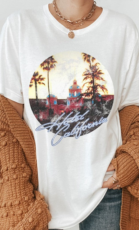 Retro Hotel California Graphic Tee PLUS