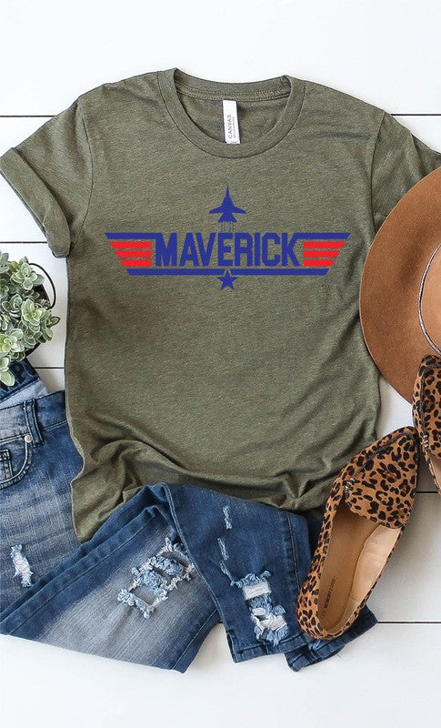 Top Gun Maverick Graphic Mom and Me Tee PLUS