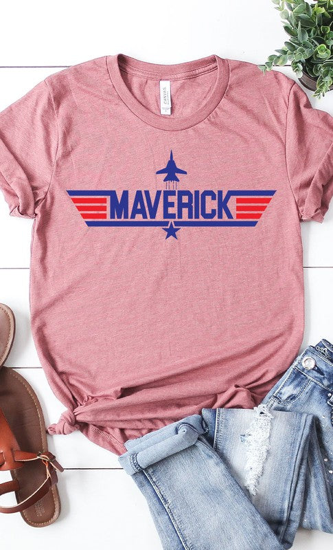 Top Gun Maverick Graphic Mom and Me Tee PLUS