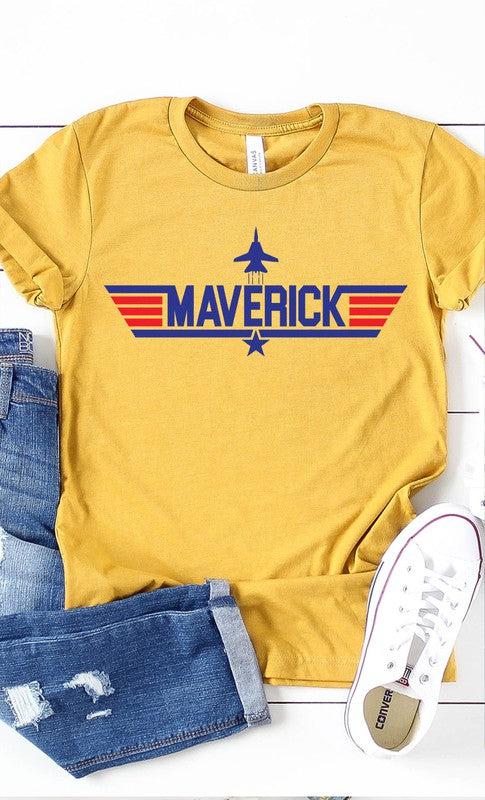 Top Gun Maverick Graphic Mom and Me Tee PLUS