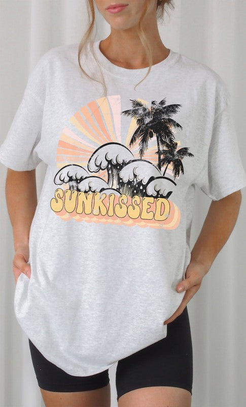 Retro Sunkissed Oversized Graphic Tee